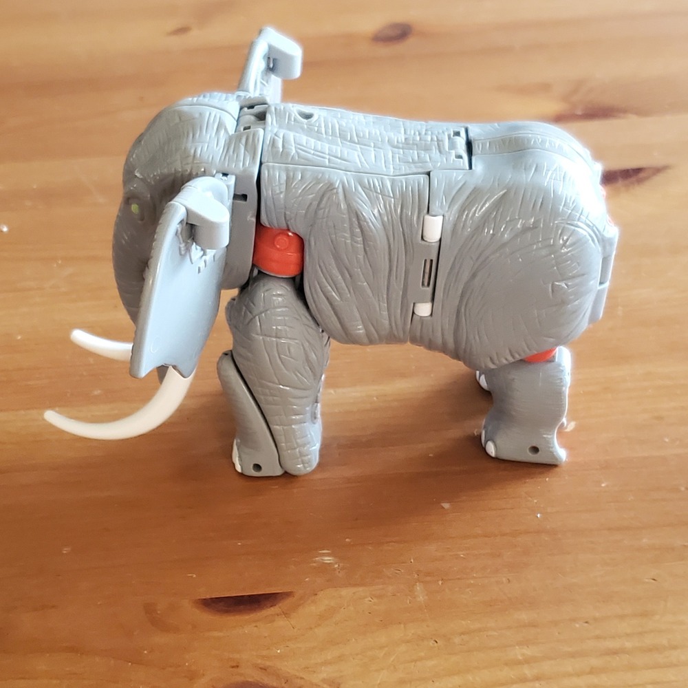 Hasbro Transformers Beast Wars MAGNABOSS IRONHIDE Elephant 1997 w/Tusks Complete - Picture 4 of 9